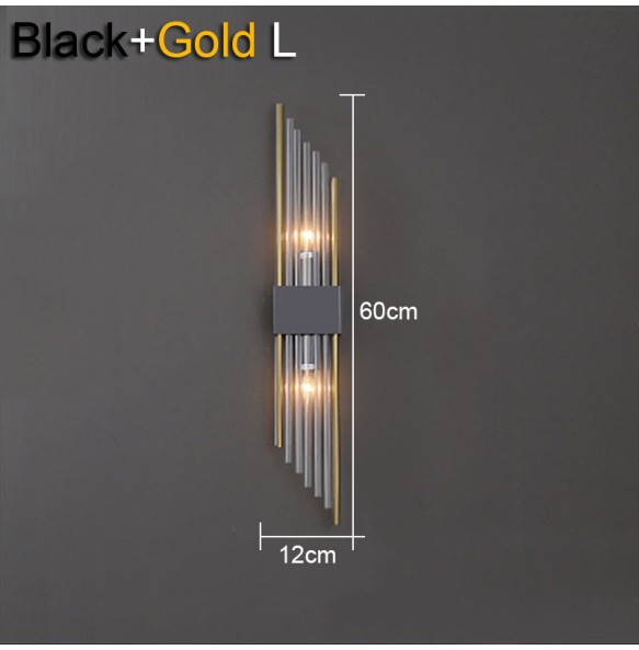 New Style Luxury Crystal Wall Lamp Living Room Bedroom Hotel Bedside Tv Background Decor Creative Led  Indoor Lighting For Home