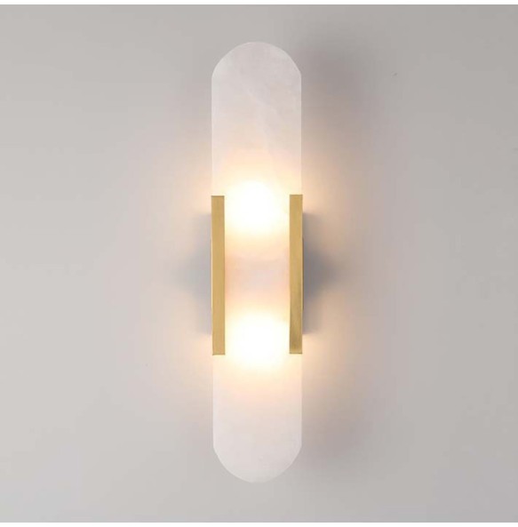 Modern Minimalist Oval Marble Wall Lamp Living Room Decoration Bedroom Study Led Indoor Lighting For Home Decor