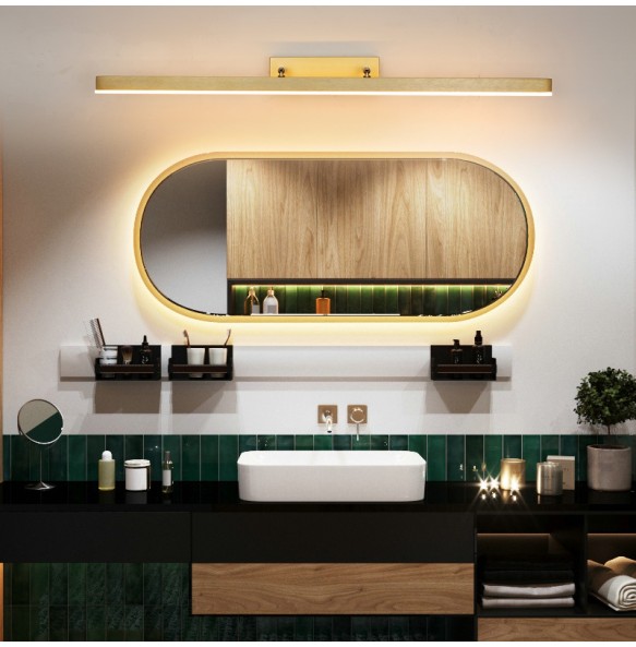 Modern Minimalist Long Strip Bathroom Mirror Lamp Dressing Table Vanity Cabinet Wall Light