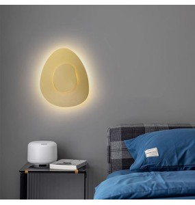 Creative Abstract Geometric Wall Lamp Bedroom Bedside Aisle Postmodern Minimalist Personality Led Lighting