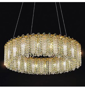 Crystal Glass Feather Chandelier Luxury Postmodern Romantic Dining Room New Bedroom Indoor Lighting Living Room Decoration Lamp