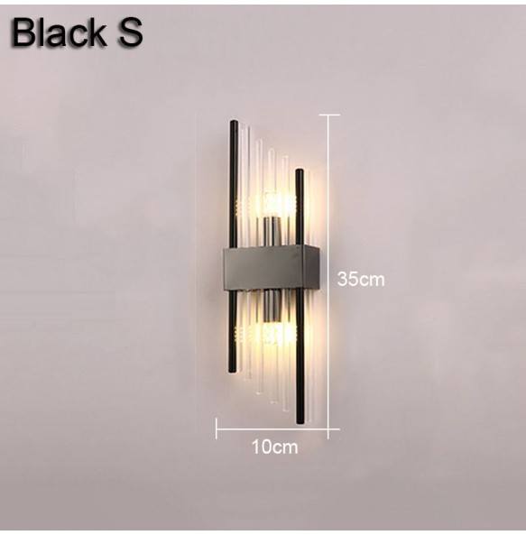 New Style Luxury Crystal Wall Lamp Living Room Bedroom Hotel Bedside Tv Background Decor Creative Led  Indoor Lighting For Home