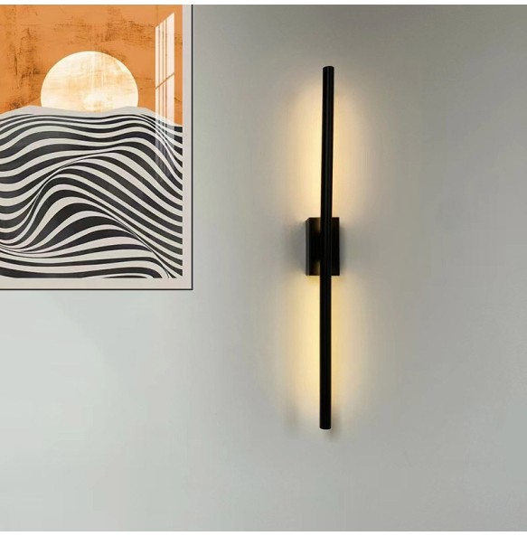 Minimalist Long Line Wall Lamp Simple Modern Bedroom Bedside Hotel Corridor Aisle Living Room Led Porch Indoor Lighting For Home