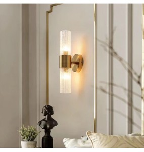 Luxury Simple Bedroom Bedside Crystal Wall Lamp Hotel Homestay Corridor Aisle Living Room Background Indoor Lighting For Home