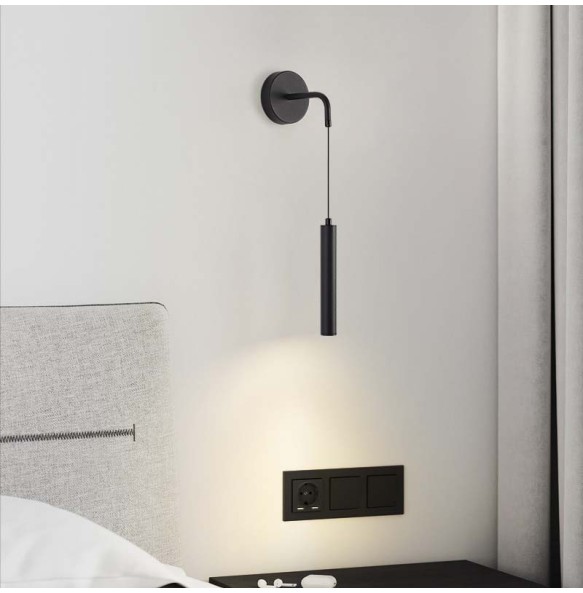 Nordic Minimalist Living Room Background Wall Lamp Spotlight Bedside Modern Bedroom Led Lighting