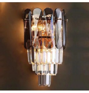 Luxury Modern Crystal Wall Lamp Living Room Minimalist Nordic Tv Background  Staircase Led Bedroom Bedside  Lights