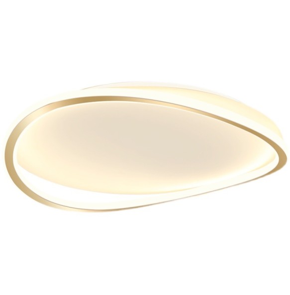 Simple Design Modern Round Wave Ceiling Lamp Household Study Room Living  Dector  Warm Bedroom Led Indoor Lighting For Home