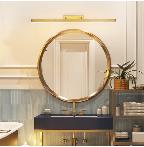 Modern Minimalist Long Strip Bathroom Mirror Lamp Dressing Table Vanity Cabinet Wall Light