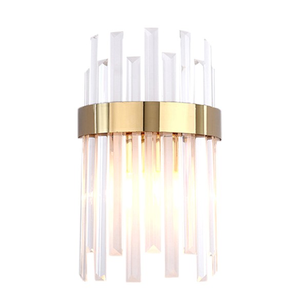 Luxury Modern Light Crystal Wall Lamp Simple Hotel Bedroom Bedside Living Room Background Aisle Stair Indoor Led lighting