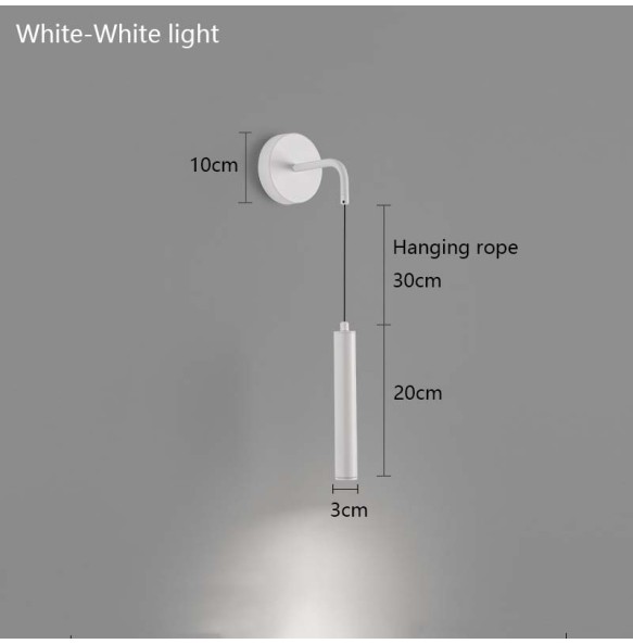 Nordic Minimalist Living Room Background Wall Lamp Spotlight Bedside Modern Bedroom Led Lighting