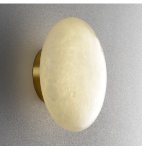 Oval Marble Wall Lamp Bedroom Bedside Living Room Background Dector Hotel Restaurant Aisle Corridor Balcony Led Lighting