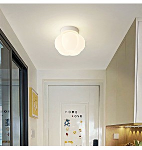 Cream Style Aisle Ceiling Lamp Modern Minimalist Corridor Aisle Porch Pumpkin Cloakroom Lighting