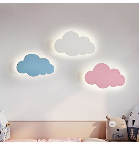 Modern Minimalist Bedside Cloud Led Wall Lamp Living Room Background Aisle Nordic Creative Minimalist Corridor Lighting