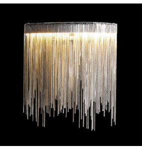 Modern Luxury Living Room Background Tassel Wall Lamp Aisle Staircase Villa Hotel Bedroom Bedside Lighting