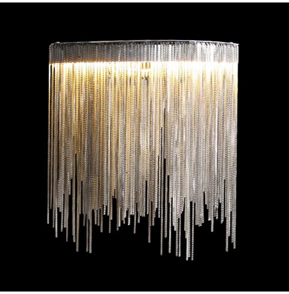 Modern Luxury Living Room Background Tassel Wall Lamp Aisle Staircase Villa Hotel Bedroom Bedside Lighting