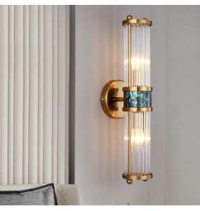 Modern Light Luxury Simple Shell Cylindrical Wall Lamp Living Room Decoration Bedroom Study Led Indoor Lighting For Home Decor