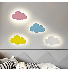 Modern Minimalist Bedside Cloud Led Wall Lamp Living Room Background Aisle Nordic Creative Minimalist Corridor Lighting