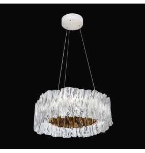 Creative Pleated Living Room Ceiling Chandelier Dining  Bedroom Minimalist Atmospheric Art Hanging Lamp Pendant Light