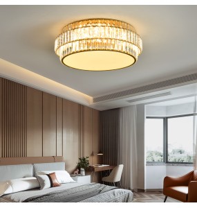 Modern Minimalist Crystal Round Square Led Ceiling Lamp Living Room Decoration Bedroom Study Acrylic Indoor Lighting For Home