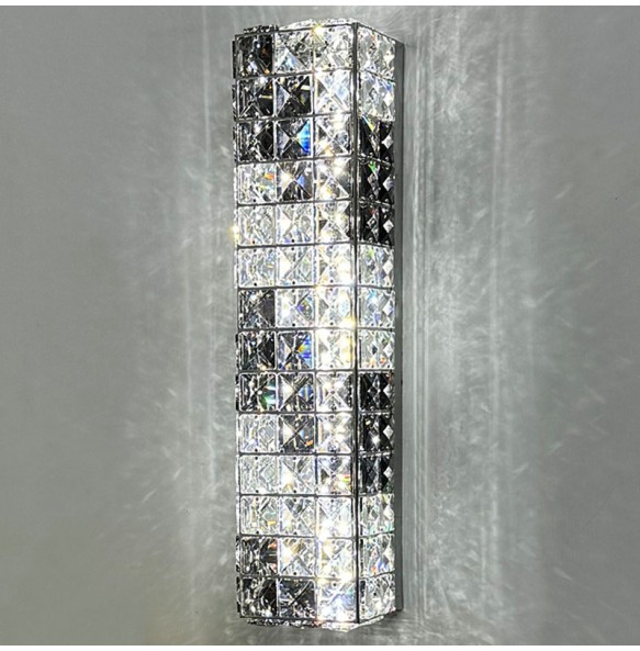 Luxury Mosaic Crystal Wall Lamp Background Wall Living Room Dector Bedroom Creative Aisle Hotel Lobby Villa Led Lighting