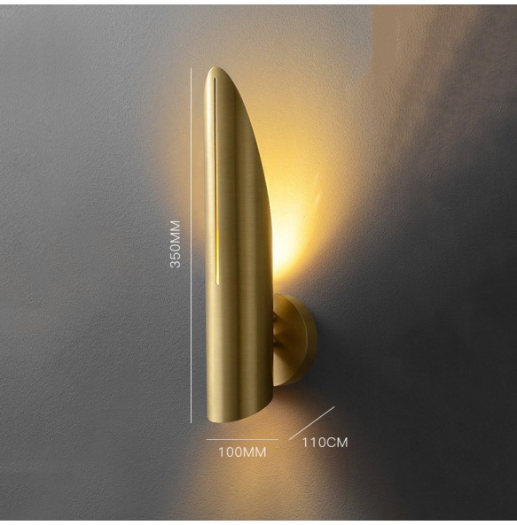 Modern Nordic Minimalist Bullet Wall Lamp Aisle Corridor Staircase Creative Living Room Bedside Background Led Indoor Lighting