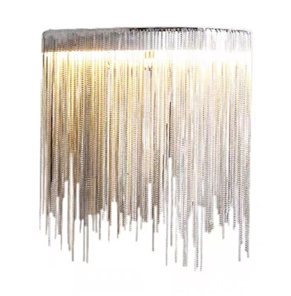 Modern Luxury Living Room Background Tassel Wall Lamp Aisle Staircase Villa Hotel Bedroom Bedside Lighting