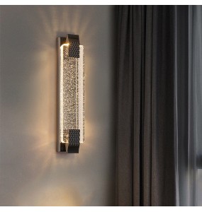 Luxury Modern Gold and Black LED 110-220V Wall Lamp Tv Background For Bedroom Bedsides Living Room Decoration Indoor Lighting