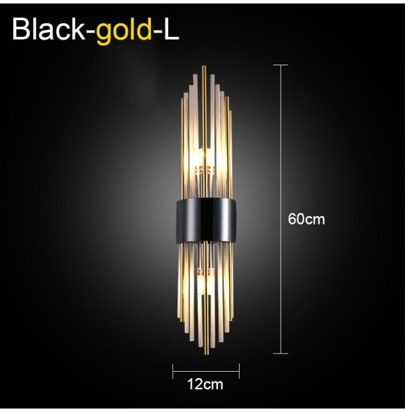 New Style Luxury Crystal Wall Lamp Living Room Bedroom Hotel Bedside Tv Background Decor Creative Led  Indoor Lighting For Home