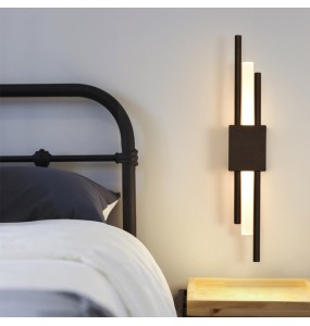 Postmodern Minimalist Wall Lamp Bedroom Bedside  Living Room Decor Line Designer Luxury Creative Indoor Lighting For Home