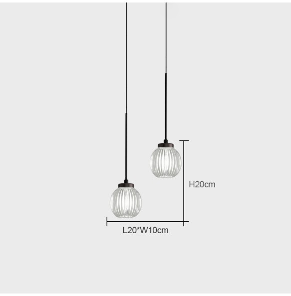 Modern Minimalist Black Small Chandelier Dining Room Decor Restaurant Bar Led Pendant Lighting Copper Hanging Lamps For Ceiling