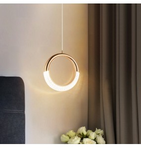 Luxury Simple Ceiling Chandelier Bedside Living Room Decor Lamp Dining  Bedroom Crystal Pendant Lighting For Home