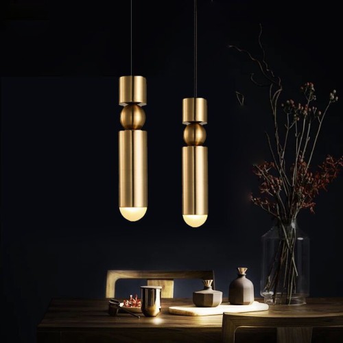 Modern Minimalist Luxury Metal Dining Room Pendant Lighting Small Chandelier Living  Bedroom Bedside Lamp For Home