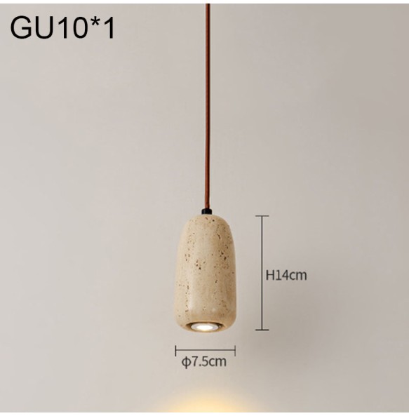 Japanese Wabi-Sabi Style Led Lamp Cream Bedroom Bedside Chandelier Creative Homestay Retro Nordic Restaurant Small Pendant Light