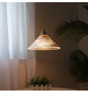 Japanese Style Chandelier Dining Room Living  Decor Flower Bedside Bedroom Nordic Modern Brass  Glass Pendant Lighting