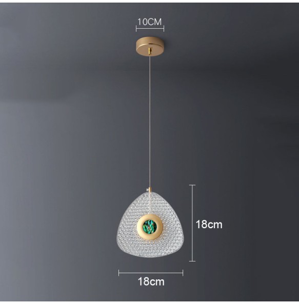 Luxury Simple Ceiling Chandelier Bedside Living Room Decor Lamp Dining  Bedroom Crystal Pendant Lighting For Home