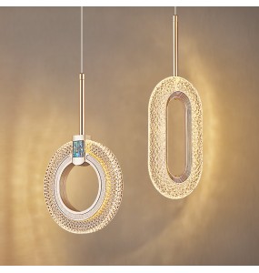 Luxury Simple Ceiling Chandelier Bedside Living Room Decor Lamp Dining  Bedroom Crystal Pendant Lighting For Home