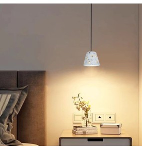 Japanese Retro Nordic Minimalist Style Wabi-Sabi Style Bedroom Bedside Chandelier Homestay Restaurant Small Pendant Lighting