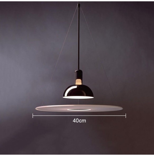 Luxury Simple Flying Saucer Chandelier Restaurant Danish Creative Personality Bar Bedroom Study Led Indoor Pendant Lighting