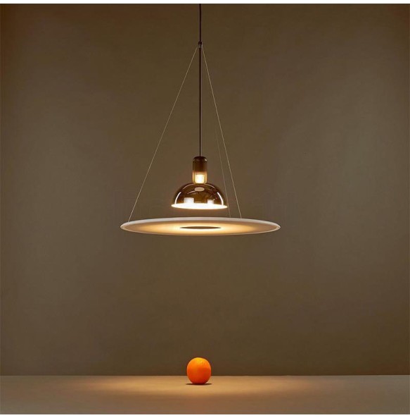 Luxury Simple Flying Saucer Chandelier Restaurant Danish Creative Personality Bar Bedroom Study Led Indoor Pendant Lighting