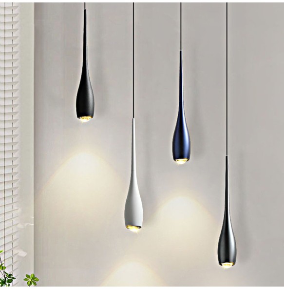 Lifting Adjustment Hanging Lamp Minimalist Bedroom Bedside Touch Small Chandelier Modern Nordic Restaurant Pendant Lighting