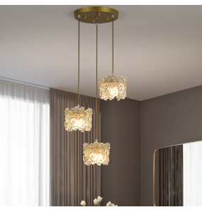 Nordic Dining Room Small Chandelier Bar Aisle   Creative Bedroom Modern Minimalist Crystal Pendant Lighting For Home