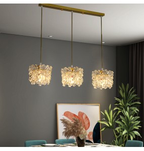 Nordic Dining Room Small Chandelier Bar Aisle   Creative Bedroom Modern Minimalist Crystal Pendant Lighting For Home