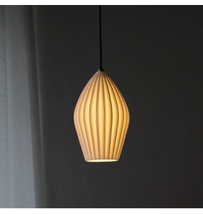 Nordic Restaurant Coffee Bar Ceramics Chandelier Bedroom Bedside Led Indoor Lighting Modern Minimalist Ceramic Pendant Lamp