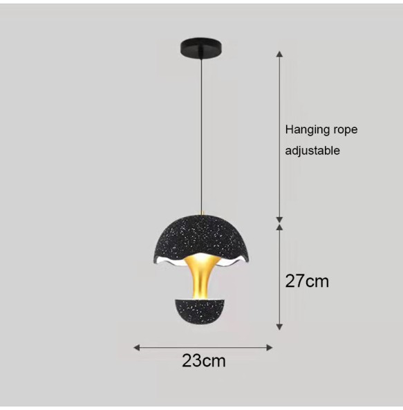 Modern Bedroom Bedside Cement Hanging Pendant Lighting Industrial Style Bar Bar Minimalist Planet Led Small Chandelier