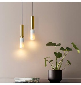 Modern Minimalist Luxury Marble Dining Room Small Chandelier Living  Bedroom Bedside Led Pendant Lighting Lamp Study