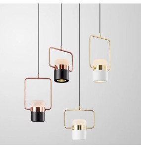 Nordic Modern Simple Restaurant Chandelier Simple Bar dinning room Bedside Lamp Bedroom Led Small Pendant Lighting For Home