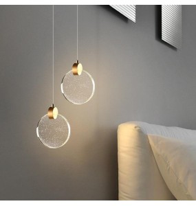 Modern Minimalist Bubble Glass Dining Room Crystal Chandelier Living  Tv Background Wall Led Pendant Lighting Bedroom Lamp