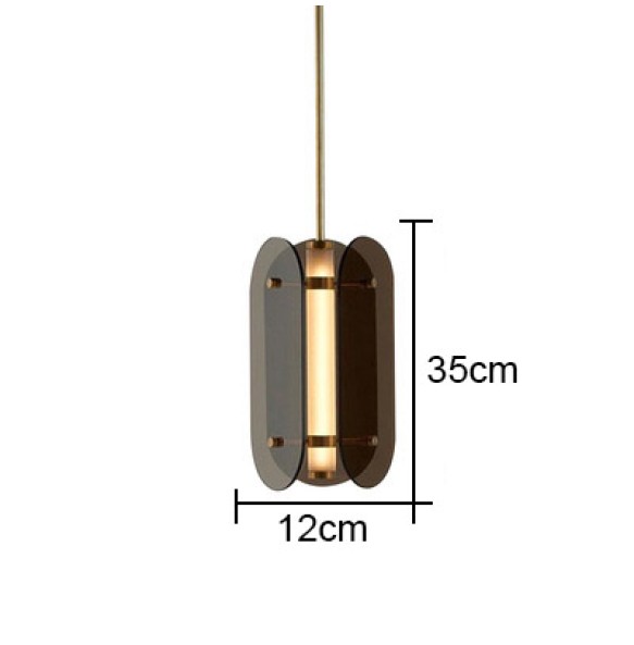 Fashion Modern Minimalist Living Room Acrylic Dining Room Chandelier Creative Designer Nordic Bedroom Led Pendant Lighting